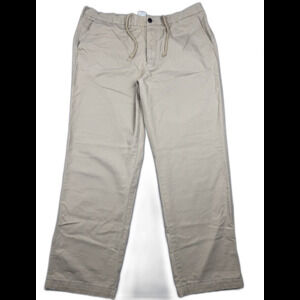 Lands End Jeans Mens Size 44 Traditional Fit Straight Leg Elastic‎ Waist Band